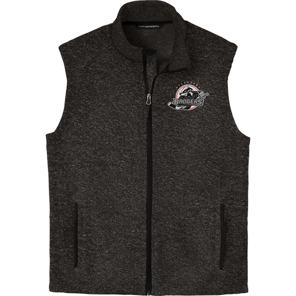 Allegheny Badgers Sweater Fleece Vest