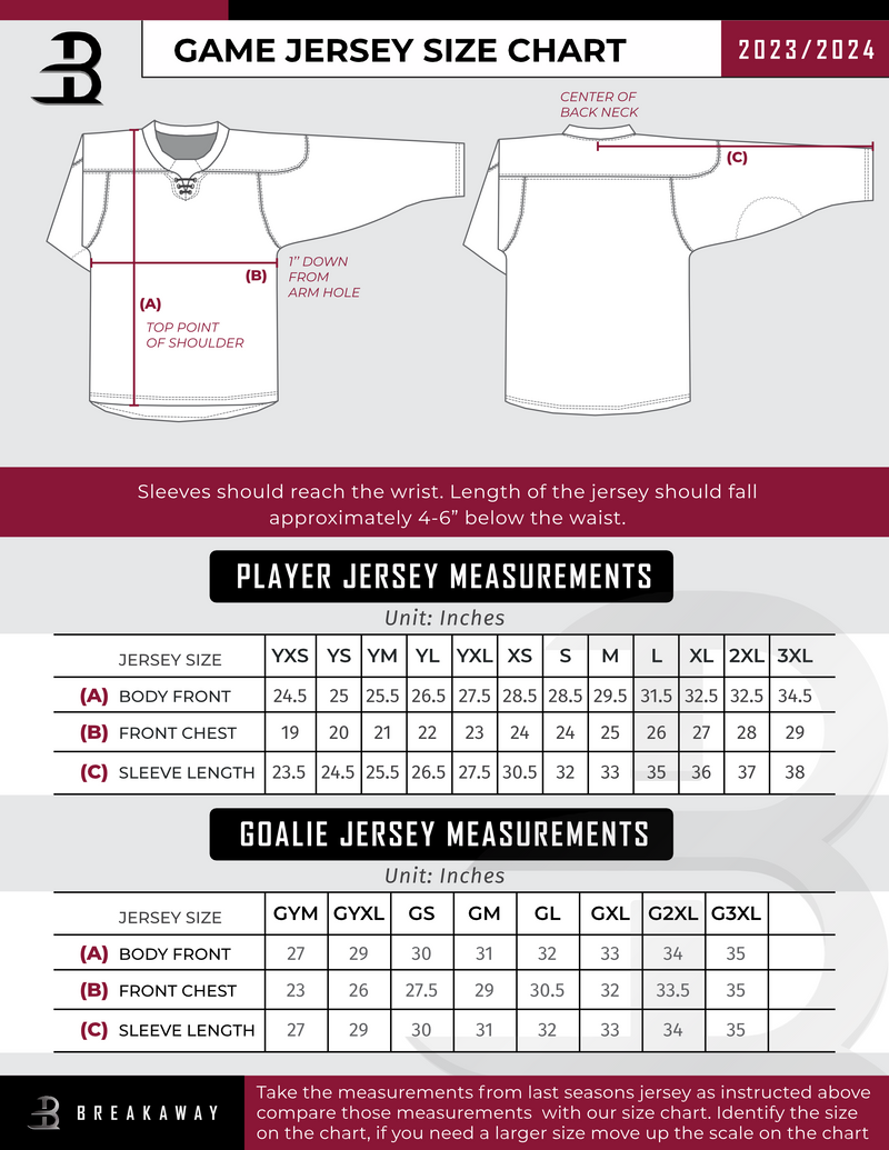 NJ Jets Youth Goalie Hybrid Jersey