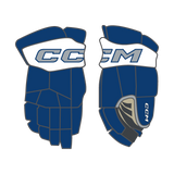 NJ Jets CCM 85C Custom Gloves Youth