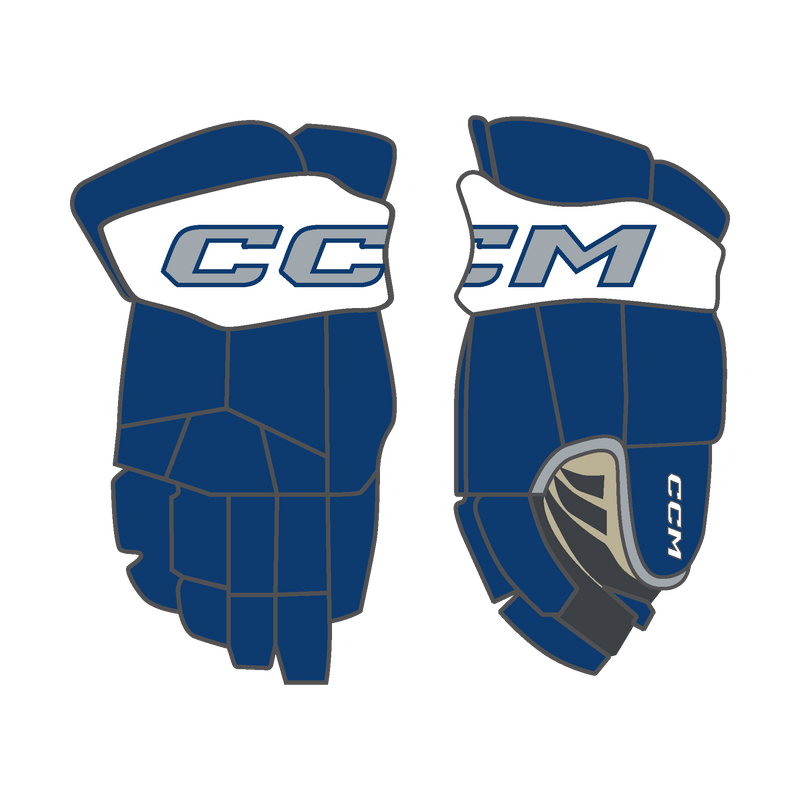 NJ Jets CCM 85C Custom Gloves Youth