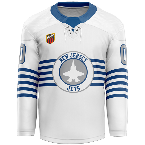 NJ Jets Adult Goalie Hybrid Jersey