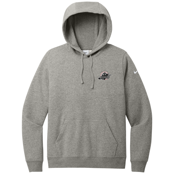 Allegheny Badgers Nike Women's Club Fleece Sleeve Swoosh Pullover Hoodie